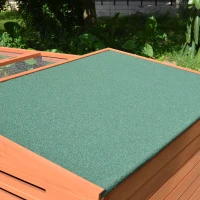 PawHut 88" Large Wooden Chicken Coop Outdoor Hen House Poultry Cage Pen Backyard with Run, Nesting Box, Waterproof Roof and Removable Tray, Natural(m-9)