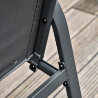 Outsunny 4-Piece Patio Furniture Set Garden Conversation Set with Loveseat, Single Chairs and Coffee Table for Backyard Poolside Balcony(m-7)