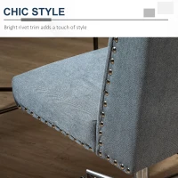 Vinsetto Mid Back Home Office Chair, Task Chair with Tilt, 360° Swivel, Padded Desk Chair with Adjustable Height, Grey(m-8)