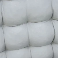 Outsunny Reclining Zero Gravity Chair with Adjustable Backrest, Folding Garden Sun Lounger with Removable Cushion and Headrest, Light Grey(m-9)