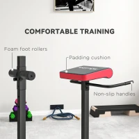 Soozier Back Extension Roman Chair, Hyperextension Bench with Adjustable Leg Roller for Back, Abdominal and Gluteal Training(m-6)