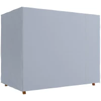 Outsunny Outdoor Patio Hammock Porch Swing Cover with UV, Water, & Dust Fighting Material, 81" x 49" x 65", Dark Gray(m-1)