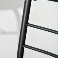 HOMCOM Dining Table Set of 3, 31.5" Kitchen Table and Chairs Set for 2 with Shelf, for Small Space, Dining Room, Living Room(m-7)