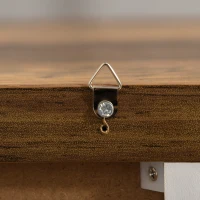 HOMCOM Farmhouse Sideboard Buffet Cabinet, Sliding Barn Door Style Accent Cabinet, Kitchen Cabinet with Interior Shelves, White/Brown(m-8)