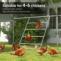 PawHut Chicken Roost for Coop, Jungle Gym Roosting Bar, 55" x 33.75"(m-6)