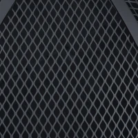 Outsunny 29.1in Outdoor Fire Pit with Screen Cover and Storage Shelf, Wood Burning Fire Bowl with Poker for Patio, Backyard, Black(m-9)