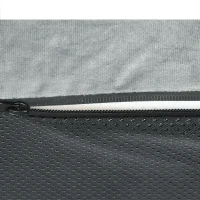 Outsunny Sleeping Mat, Memory Foam Camping Mattress Pad, Roll-Up Design with Bag, Waterproof Portable Camping Sleeping Gear for Travel Car, 70.75", Gray(m-8)