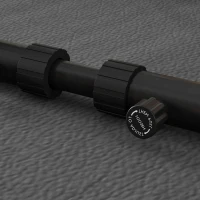 Soozier Adjustable Dip Station, Push Up Bars with 6 Width and 2 Height Levels for Home Gym Fitness Workout(m-10)