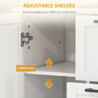 HOMCOM Rolling Kitchen Cart on Wheels with Drop Leaf, Kitchen Island with 3 Drawers, Solid Wood Top and Towel Rack, White(m-6)