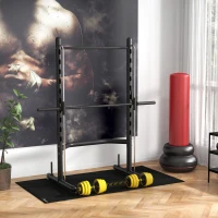 Soozier Multi-purpose Exercise Equipment Mat, Non-slip Treadmill Exercise Bike Floor Protection Mat, Gym Fitness Workout Mat, 7.2 x 3.9ft(m-8)