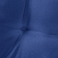 Outsunny 6-Piece Seat Cushion Replacement, Outdoor Patio Chair Cushions Set with Ties, Button Tufted, Dark Blue(m-9)