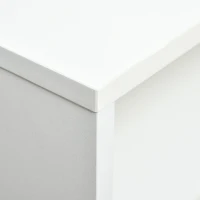 HOMCOM Coffee Table with Drawers and Shelves, Rectangular Center Table for Living Room, Bedroom, White and Brown(m-9)