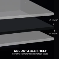 Vinsetto Multifunction Office Filing Cabinet Printer Stand with 2 Drawers, 2 Shelves, & Smooth Counter Surface, Black(m-5)