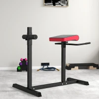 Soozier Back Extension Roman Chair, Hyperextension Bench with Adjustable Leg Roller for Back, Abdominal and Gluteal Training(m-8)