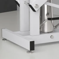 PawHut Pet Grooming Table, Height Adjustable Dog Grooming Table with Arm, Noose and Non-Slip Grooming Table, Pink(m-10)