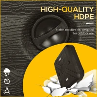 Outsunny Fillable Patio Cantilever Umbrella Base with Wheels, Heavy-duty Offset Umbrella Weights with Easy-Fill Spouts, Steel Cross Base, 430lbs Sand or 375lbs Water Filled, Coffee(m-7)