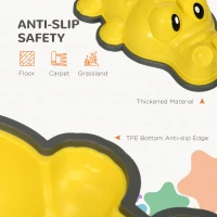 Outsunny 9Pcs Balance Stepping Stones with Anti-slip Edge, Obstacle Course Indoor Outdoor Play Equipment Toys, Stackable(m-5)