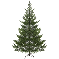 HOMCOM 6.5ft Artificial Sparse Christmas Tree with Steel Stand and 1933 Tips for Home Office Holiday