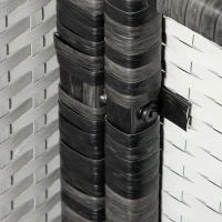 Outsunny Rolling Rattan Pool Cart(m-8)