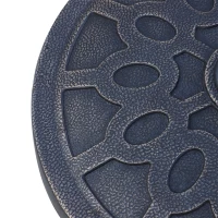 Outsunny 18" 26 lbs Round Resin Umbrella Base Stand Market Parasol Holder with Beautiful Decorative Pattern & Easy Setup, for Φ1.5", Φ1.89" Pole, for Lawn, Deck, Backyard, Garden, Bronze(m-9)