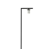 HOMCOM Metal Floor Lamp, Standing Light with 350° Adjustable Lampshade for Living Room, Bedroom, Office, Black(m-9)
