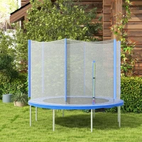 Soozier Trampoline Net Enclosure, Trampoline Netting Replacement with Zippered Entrance for 8ft Round Trampoline(m-8)