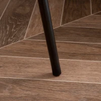 HOMCOM Modern Tripod Floor Lamp, Freestanding Lamp w/ Fabric Lampshade and E26 Base for Living Room, No Bulb - Black(m-9)