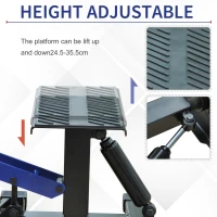 HOMCOM Hydraulic Motorcycle Jack Lift Stand, Repair & Maintenance Hoist Table for Dirt Bike, Pit Bike, Small Motorcycle, Small ATV, or Moped Scooter(m-5)