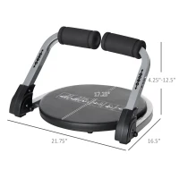 Soozier Ab Crunch Machine, Ab Workout Equipment, Whole Body Exercise Equipment for Home Gym(m-3)