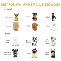 PawHut 31"L Wooden Decorative Dog Cage Kennel Wire Door with Lock Small Animal House with Openable Top Removable Bottom Gray(m-8)