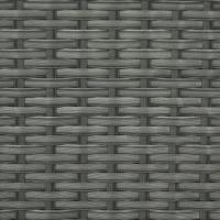 Outsunny 6-Piece Outdoor Rattan Patio Sectional Sofa Set with 3-Seat Couch, 2 Recliners, 2 Ottoman Footrests, & Coffee Table Conversation Set, Light Gray(m-8)