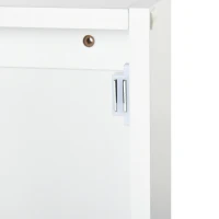 kleankin Wall-Mounted Medicine Cabinet with Mirror, Bathroom Mirror Cabinet with Single Door and Adjustable Shelves, White(m-8)