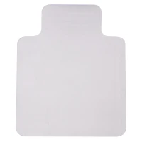 HOMCOM 35x47Inch Floor Lipped Office Chair Mat Protective Carpets Floor Cover for Low Pile Carpet Frosted(m-8)