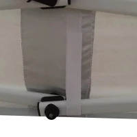 Outsunny 13' x 13' Pop Up Canopy Tent, Instant Sun Shelter, Tents for Parties, Height Adjustable for Outdoor, Garden, Patio, Parties, White(m-9)