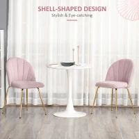 HOMCOM living room modern mid century accent fabric restaurant Lounge elegant side seat comfortable indoor furniture padded kitchen(m-4)