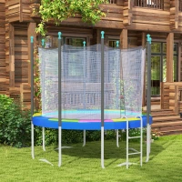 Soozier 12FT Trampoline Spring Cover, Safety Trampoline Pad Replacement, Waterproof and Tear Resistant, All Weather Trampoline Accessories, Multi Color(m-7)