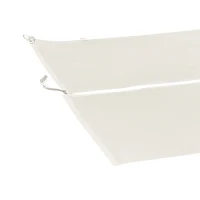 Outsunny 2 Piece Retractable Pergola Canopy Replacement for 10' x 10' Pergola, Pergola Shade Cover with Weight Rods, Beige(m-10)