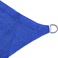 Outsunny 16' x 20' Sun Shade Sail Canopy Outdoor Shade Sail Cloth for Patio Deck Yard with D-Rings and Rope Included, Blue(m-8)