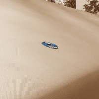 Outsunny 10' x 10' Replacement Canopy, Gazebo Top Cover with Double Vented Roof for Garden Patio (TOP ONLY), Khaki(m-9)