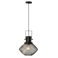 HOMCOM Industrial Pendant Light Fixtures with Adjustable Hanging Chain, Black(m-11)