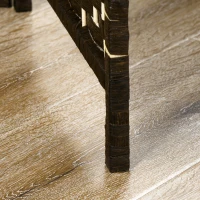 HOMCOM 5.6 Ft Tall Folding Room Divider with Storage Shelves, 4 Panel Portable Privacy Screen for Home Office, Bedroom, Brown(m-10)