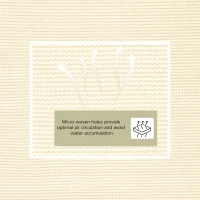 Outsunny Triangle 10' x 10' x 10' Outdoor Sun Shade Sail, Garden Cover UV Block Fabric Canopy for Patio, Deck, Cream(m-4)