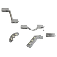 PawHut 5PCs Cat Wall Shelves with Steps, Perches, Ladders, Platforms, Gray(m-1)