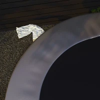 Soozier Trampoline Mat Replacement with Spring Pull Tool and 72 V-Hooks, Fits 12ft Trampoline, Using 5.5" Springs, Black(m-10)