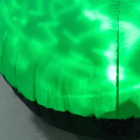 HOMCOM 6' Halloween LED Yard Decor Crawling Spider, Blow Up Inflatable Outdoor Decoration for Garden, Waterproof(m-9)