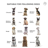 PawHut Wicker Dog House Elevated Pet Bed with Shade Canopy for Medium Large Dogs Indoor Outdoor with Cushion, 36" x 28" x 32"(m-9)