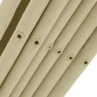 Outsunny 11.5' x 11.5' Outdoor Retractable Pergola Canopy, Metal Patio Shade Shelter for Backyard, Porch Party, Garden, Grill Gazebo, Beige(m-9)