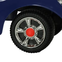 Qaba Baby Push Car with Music, Horn, Light, Dark Blue(m-10)