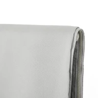 Outsunny Gazebo Replacement Sidewalls 4-Panel Privacy Wall for 10' x 12' Canopy, Outdoor Shelter Curtains Accessories Light Grey(m-9)