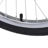 Aosom Bicycle Cargo Trailer Cart Carrier Garden Use w/ Quick Release, Cover, Grey(m-10)